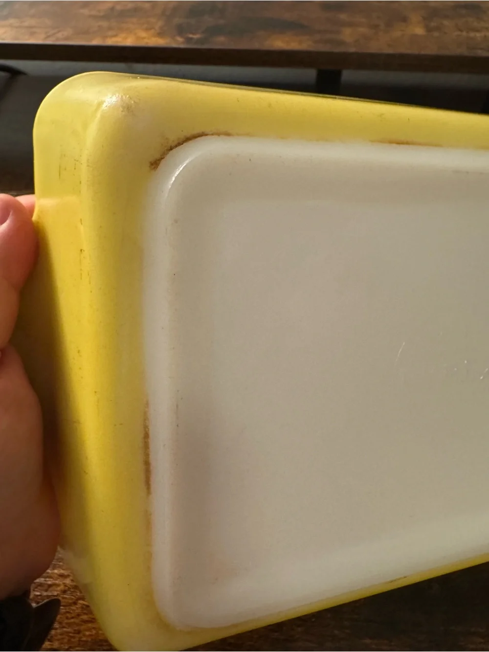 Vintage Pyrex Yellow 503-B Refrigerator Casserole Dish - No Lid